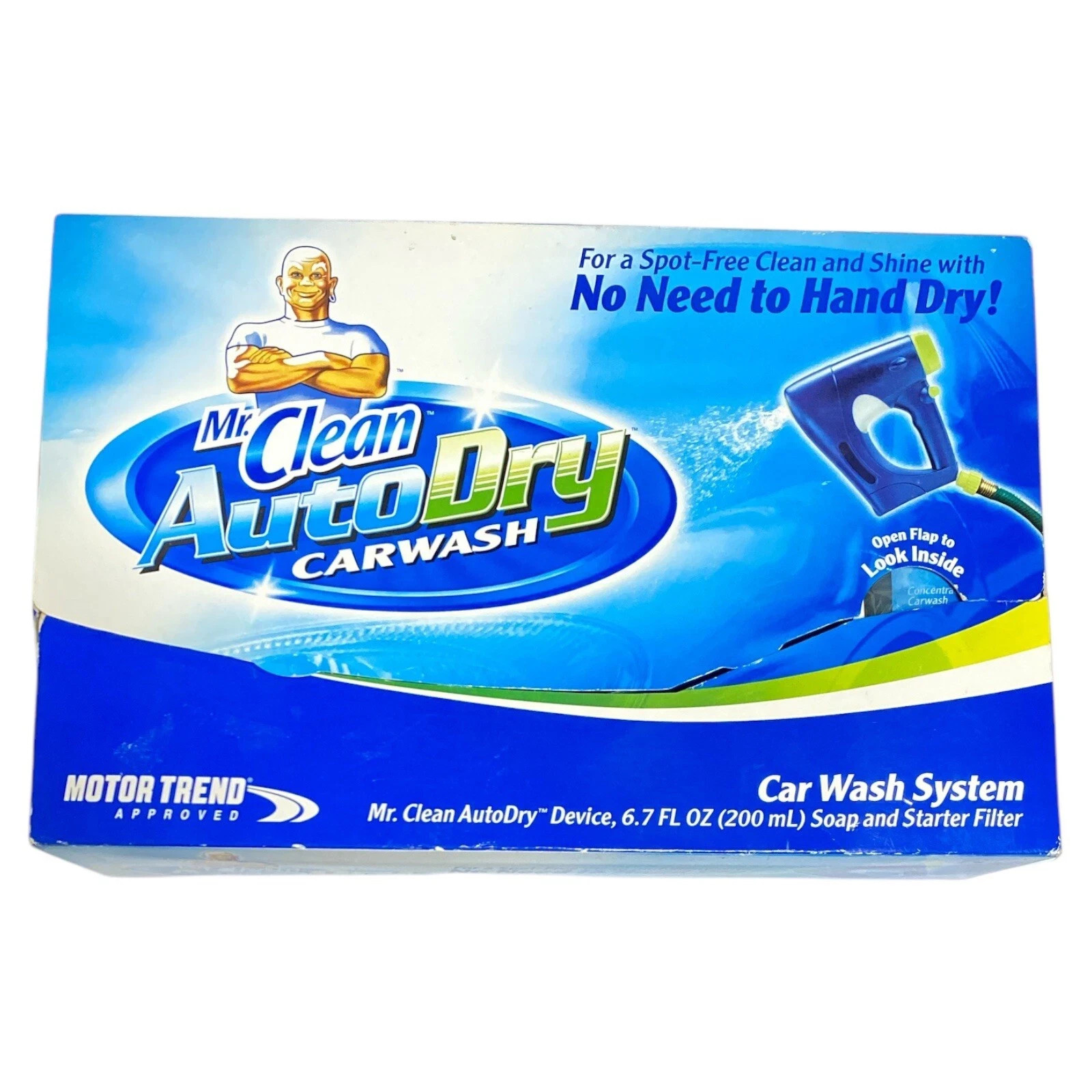 New Mr. Clean AutoDry Carwash System Car Detail Kit With Soap + Filter + Sprayer