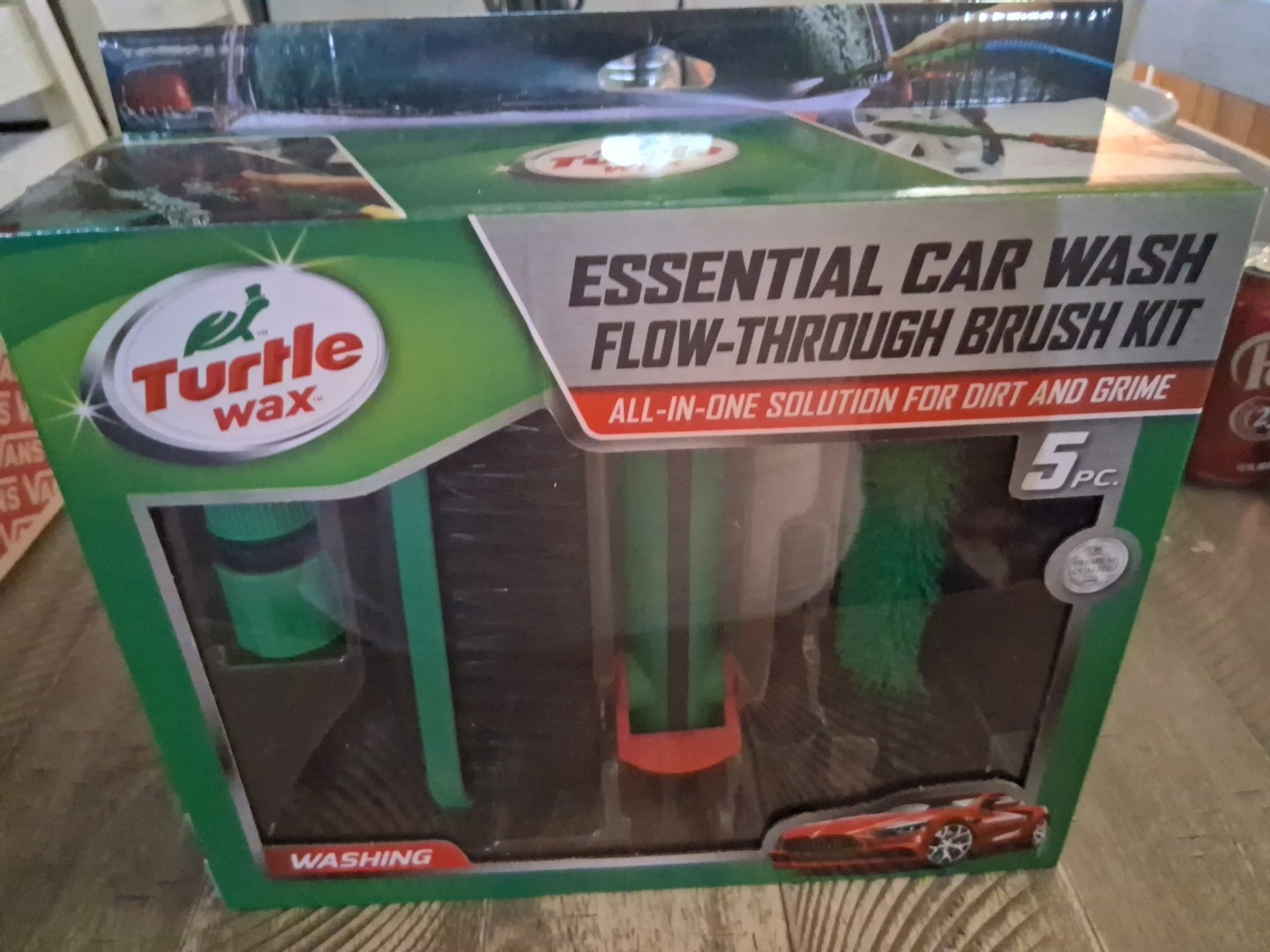 Turtle Wax, 5 Piece Essential Car Wash Flow- Throw Brush Kit