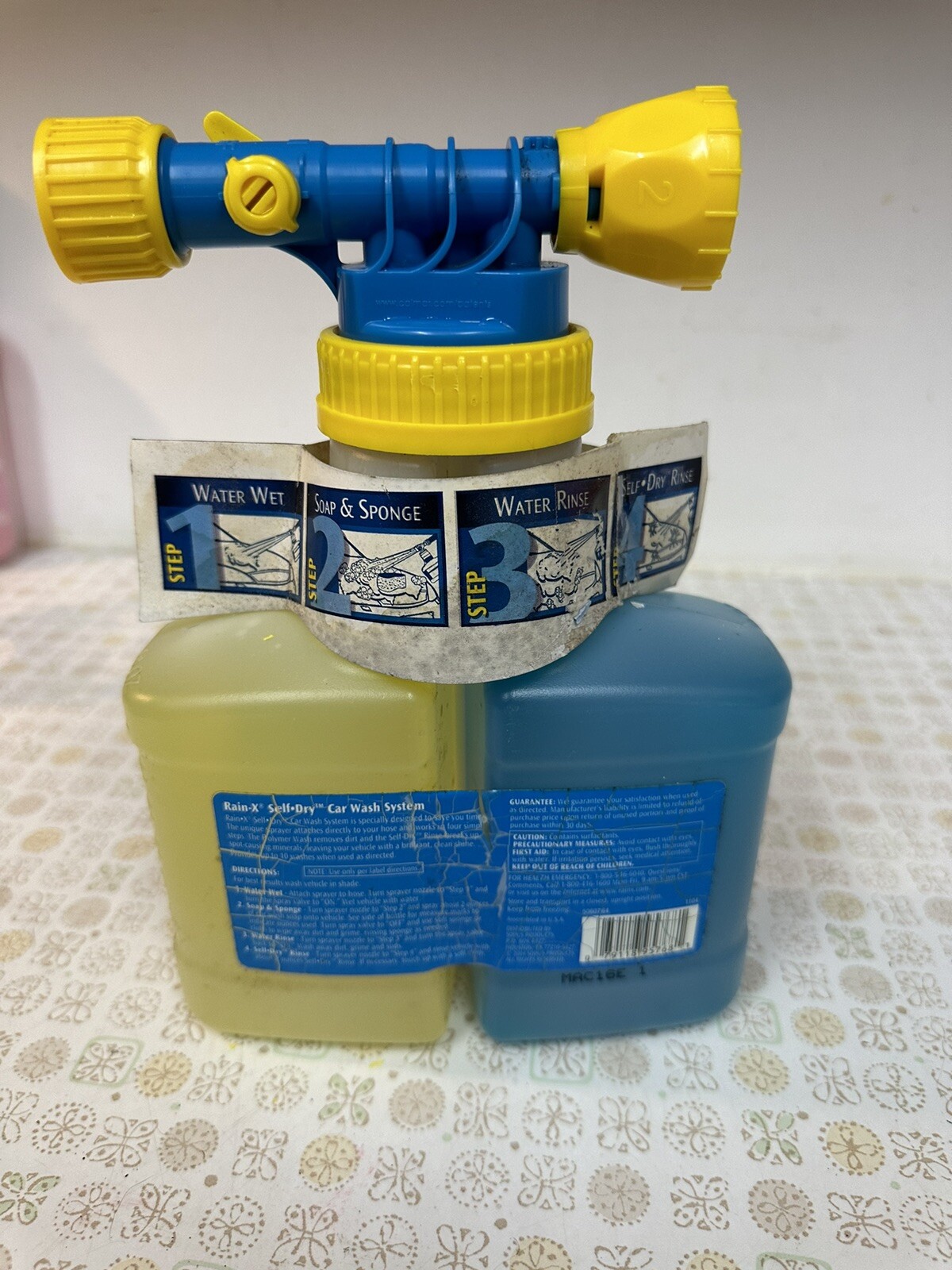 Rain X Car Wash Self Dry System Hose Attach 10 Wash Solution -Discontinued NEW
