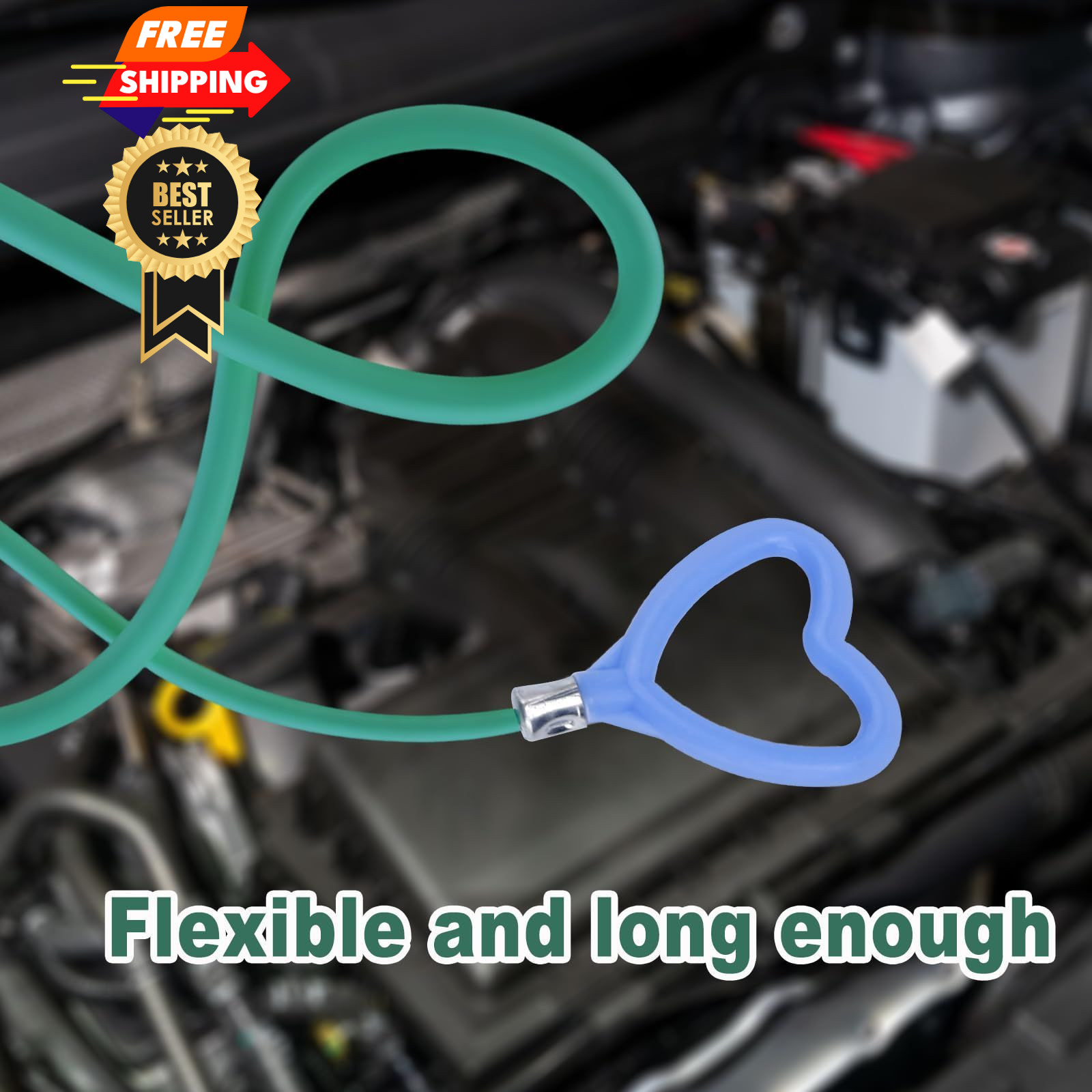 BOXOB 10 Pcs Car Sunroof Drain Cleaning Tool, 2 118in as shown in the picture