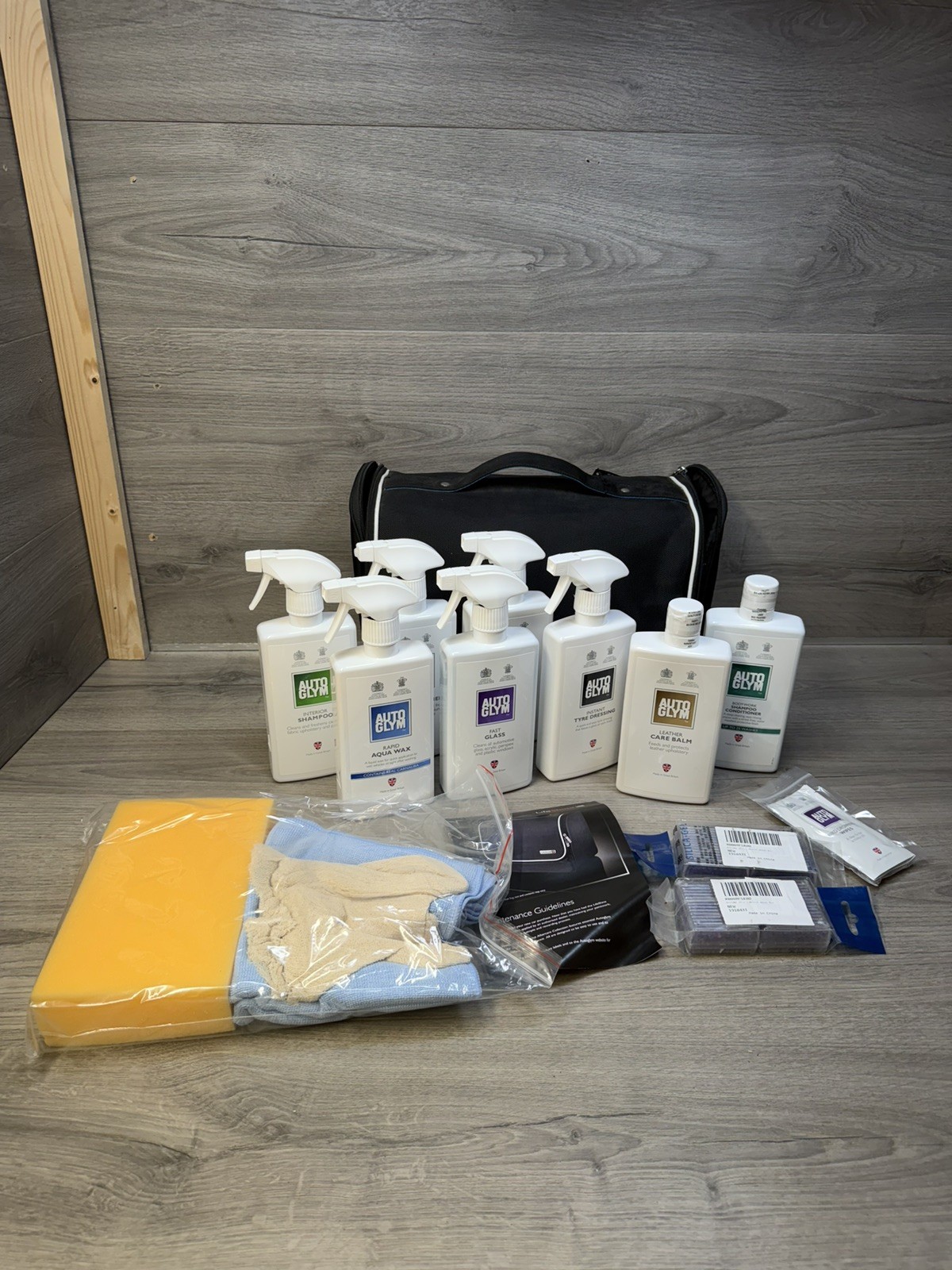 Autoglym LifeShine Car Cleaning Kit With Carry Case Car Care Set VW Complete