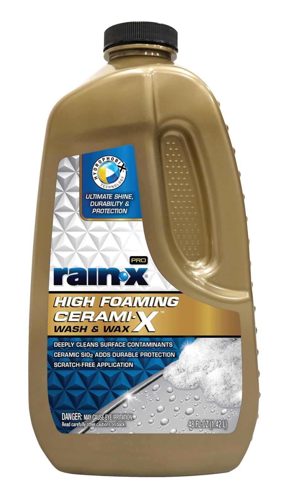Rain-X 620199 Pro High Foaming Cerami-X Wash and Wax, 48 Ounce (Pack of 1)