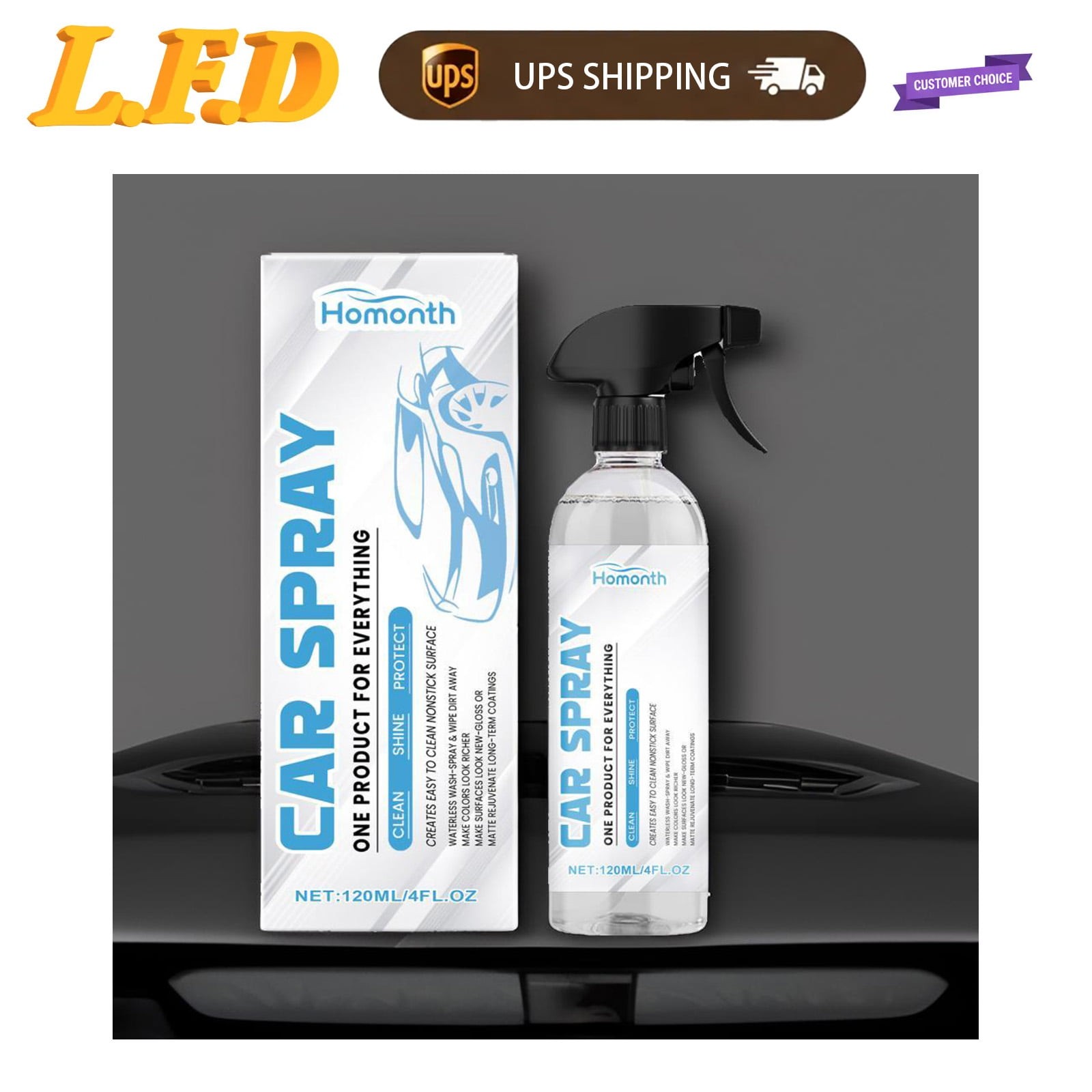 Multi-Purpose Auto Body Spray – Professional Paint Enhancement & Shield Coating