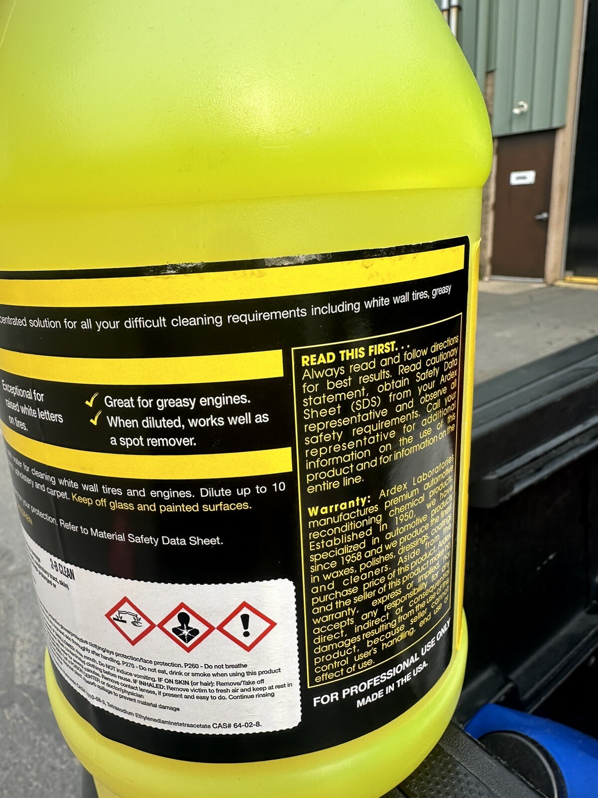 Ardex Premium 2 B Clean Pro All Purpose Cleaner APC 1-Gal Quality Auto Care
