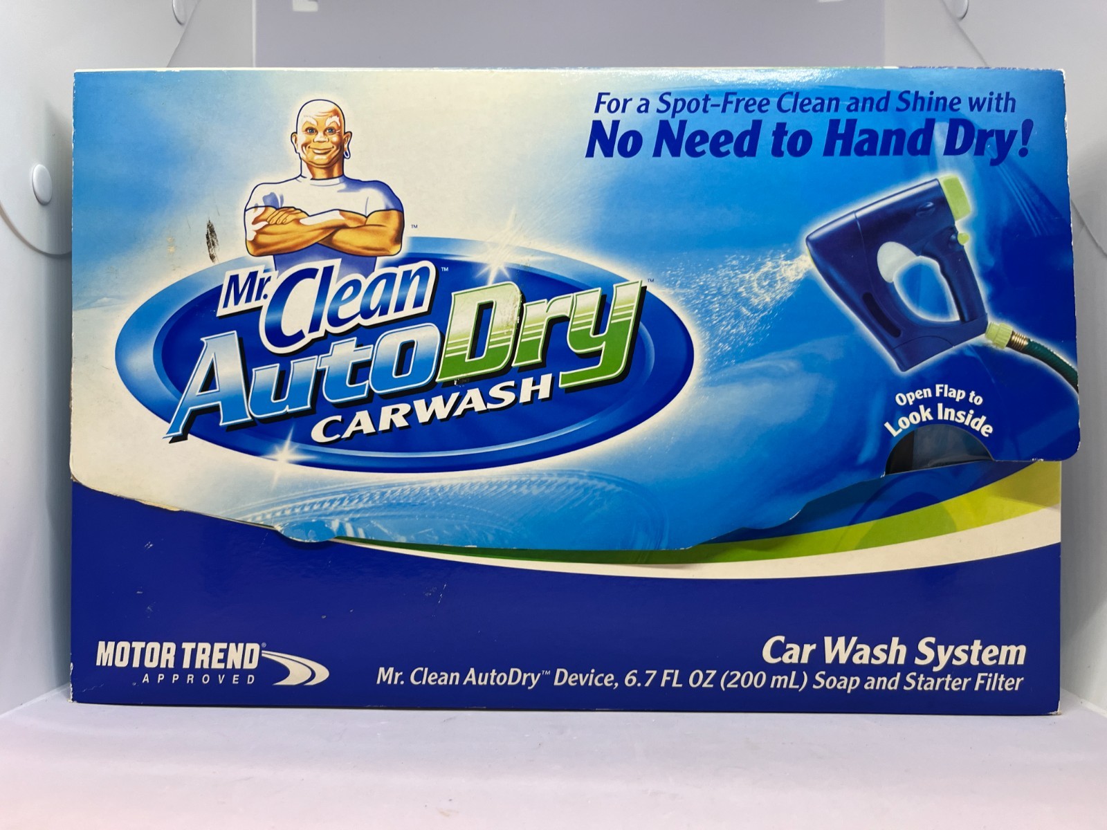 Mr. Clean AutoDry Car Wash System Starter Kit With Soap And Filter New In Box