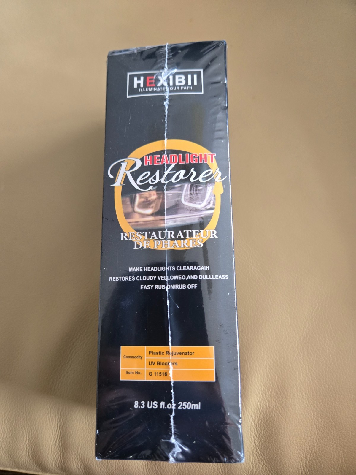 HEXIBII Car Headlight Restore and Cleaner, Removes Dullness, Yellowing and…