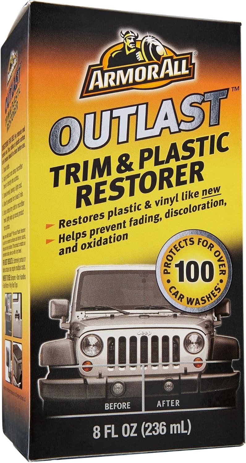 Outlast Car Trim & Plastic Cleaner , Cleans Cars, Trucks, and Motorcycles, 8 Oz
