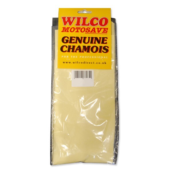 Wilco Motosave Genuine Chamois Leather Cloth – Small (1.75sq.ft)