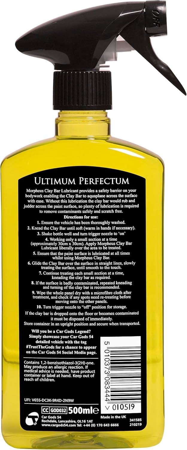 Morpheus 100g Clay Bar & 500ml Lubricant Spray – Ultimate Detailing Set
