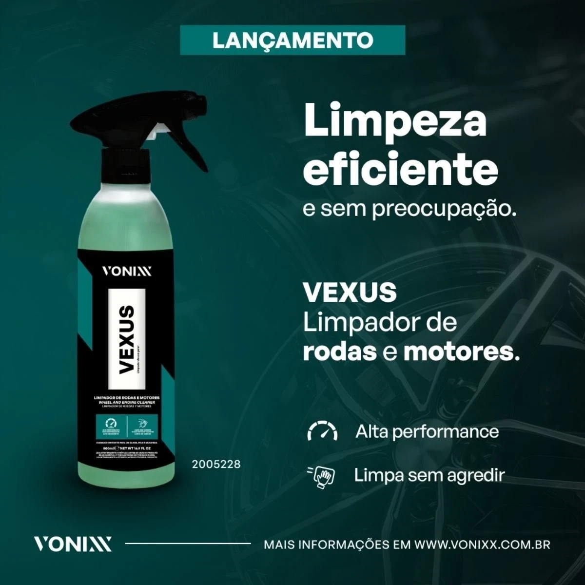Vonixx Alumax Wheel Cleaner Aluminum Cleaner Concentrate 1.5L