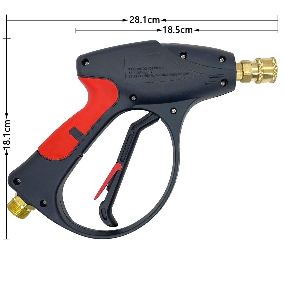 1/4″ Snow Foam Washer Gun Car Wash Soap Lance Cannon Spray Pressure Jet Bottle