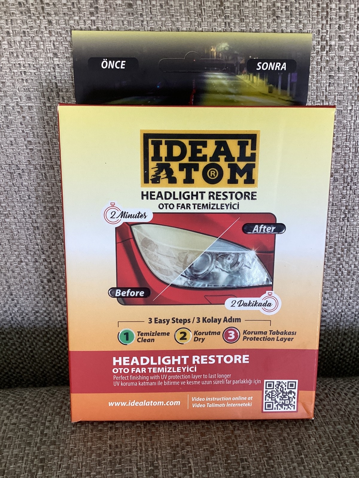 IDEAL ATOM Headlight Restore Car Cleaning Kits