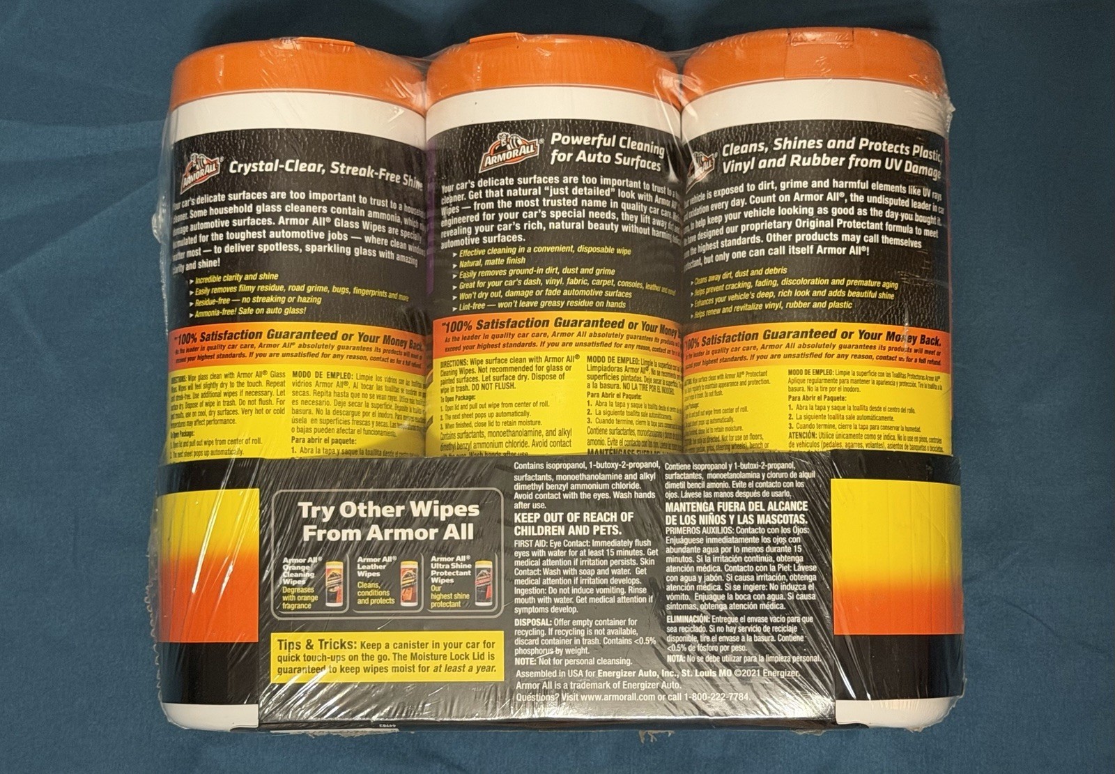 Armor All Clean and Protect Car Cleaning Kit 3 Piece Set