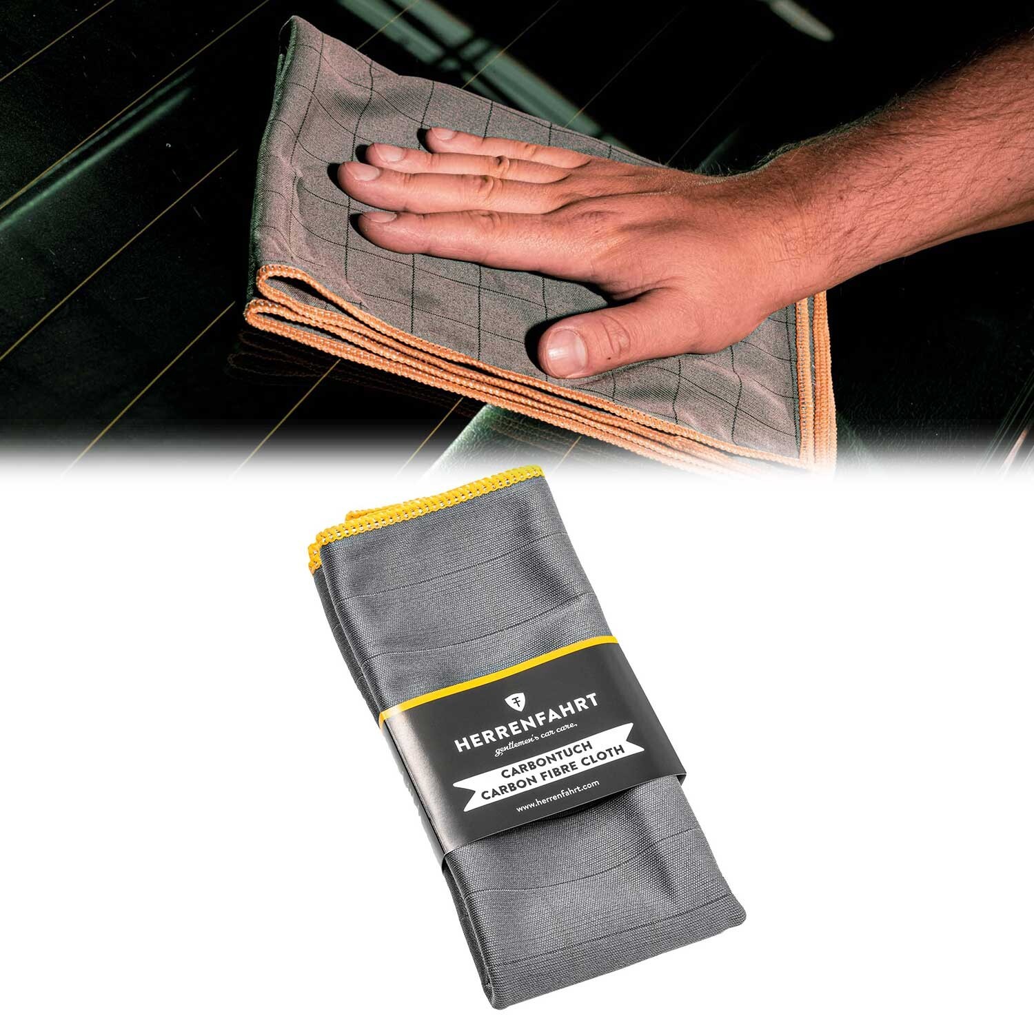 Premium Carbon Fiber Cloth Cleaning No-Scratch Rag Car Polishing Auto Detailing
