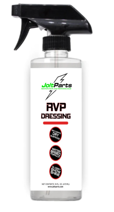 Jolt Parts Rubber Vinyl and Plastic Dressing Spray For Tires Plastic Rubber