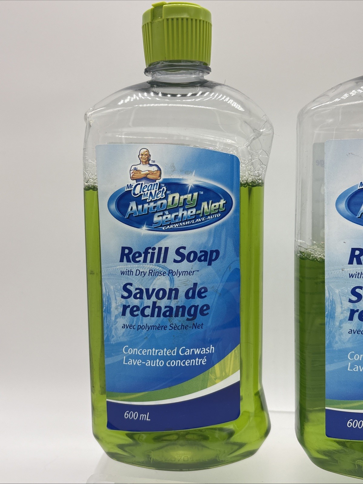 Mr Clean Auto Dry Car Wash Refill Soap 20 Fl Lot Of 2 Preowned 70+90% Full