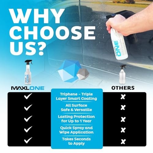 Waterless Car Wash Spray 40 oz Kit with Microfiber Cloths Quick Detailer Shine