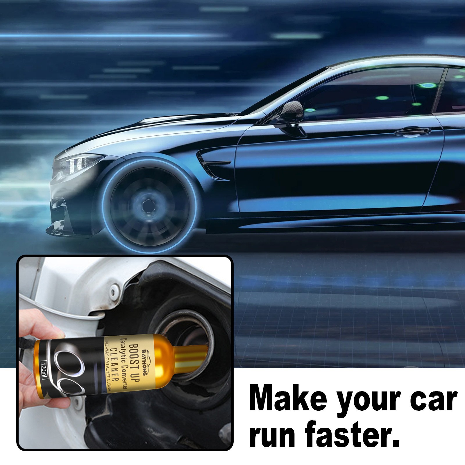 Ternary Catalyst Cleaner Removes Stubborn Carbon Deposits from Exhaust System