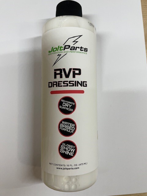 Jolt Parts Rubber Vinyl and Plastic Dressing Spray For Tires Plastic Rubber