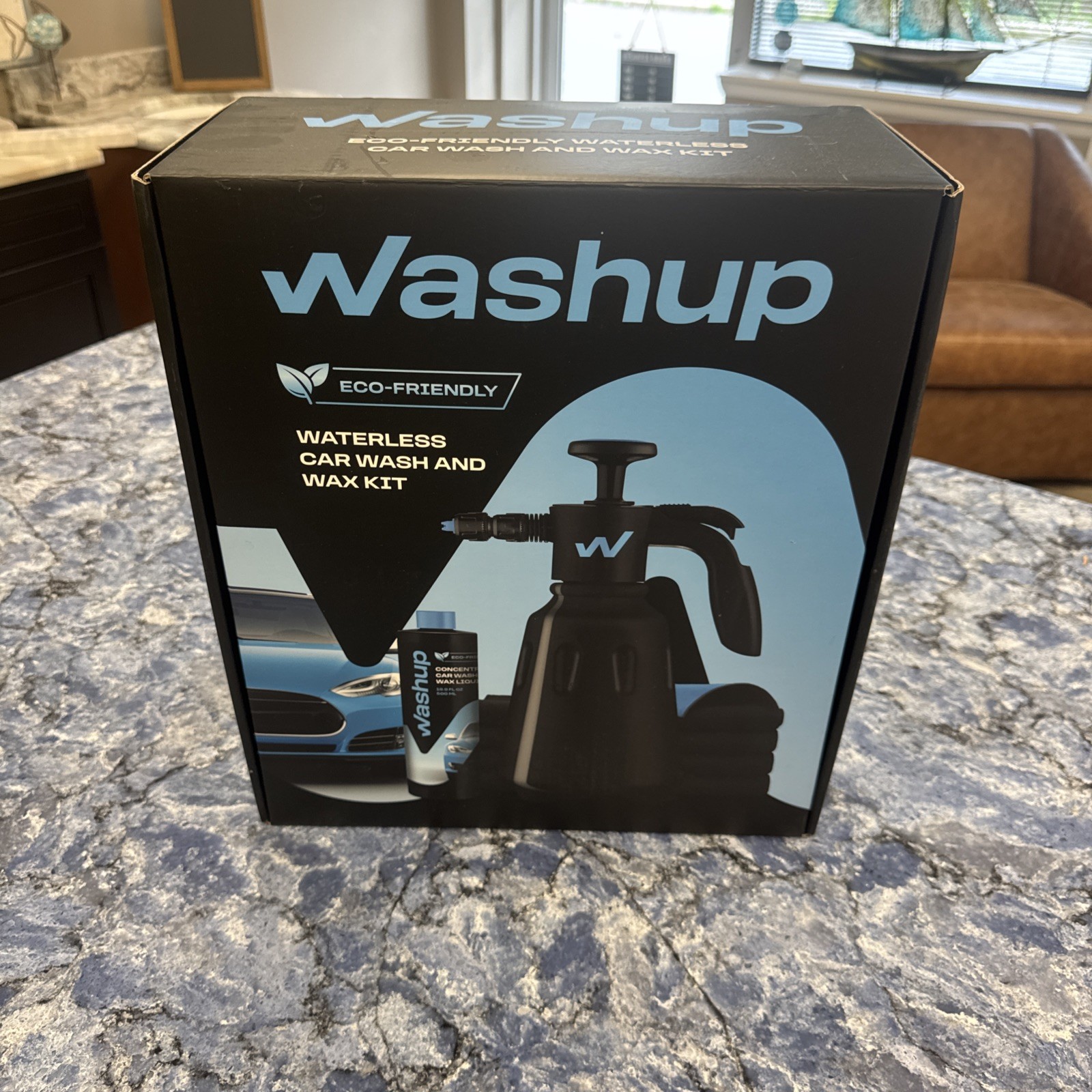 WASHUP Eco-Friendly Waterless Car Wash & Wax Kit