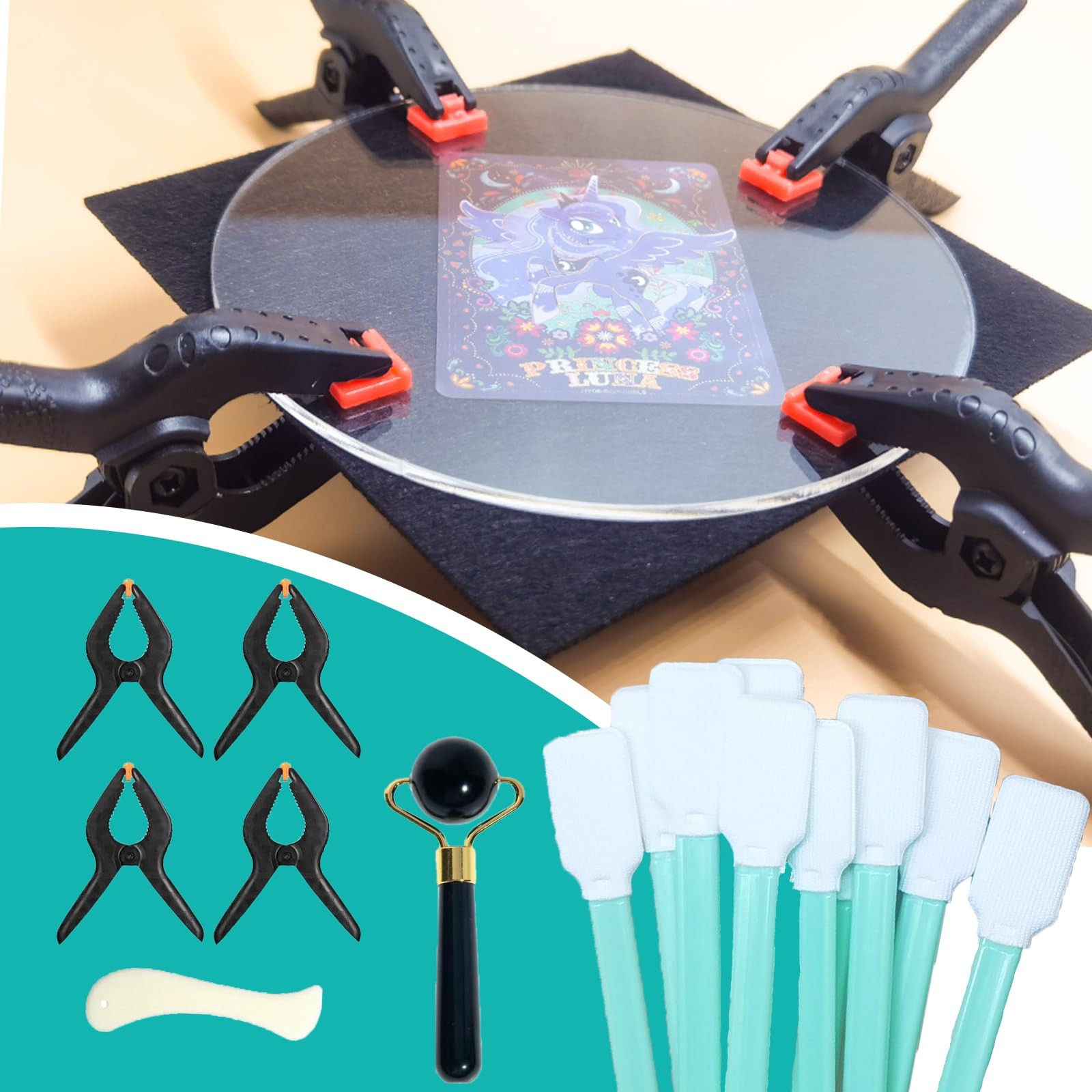 Luxiys 28 PCS Trading Card Cleaning Kit Sports Card Care Cleaning Kit Care Ac…