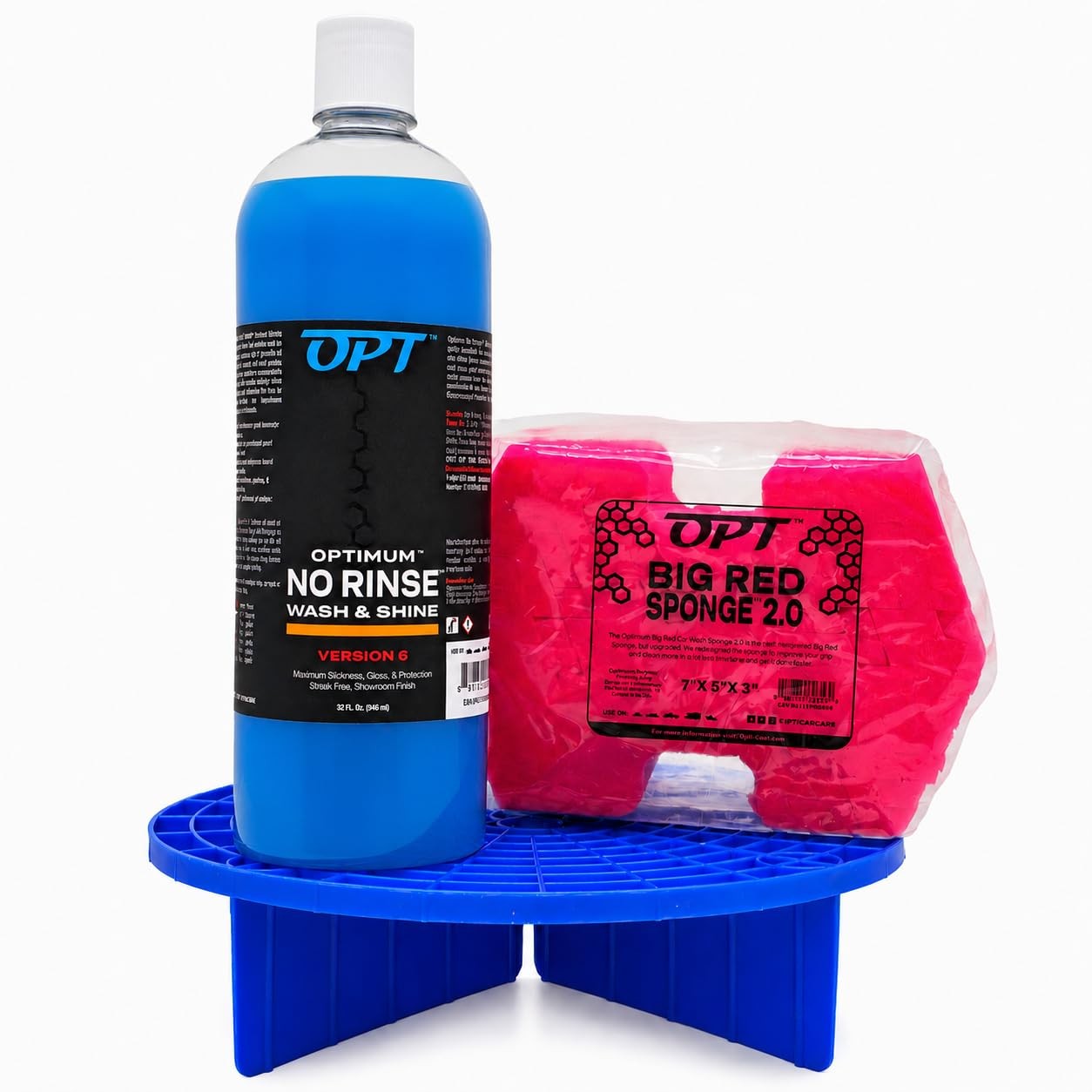 Optimum No Rinse Version 6 (32 Oz), Grit 32 Fl Oz (Pack of 1), Blue, Red