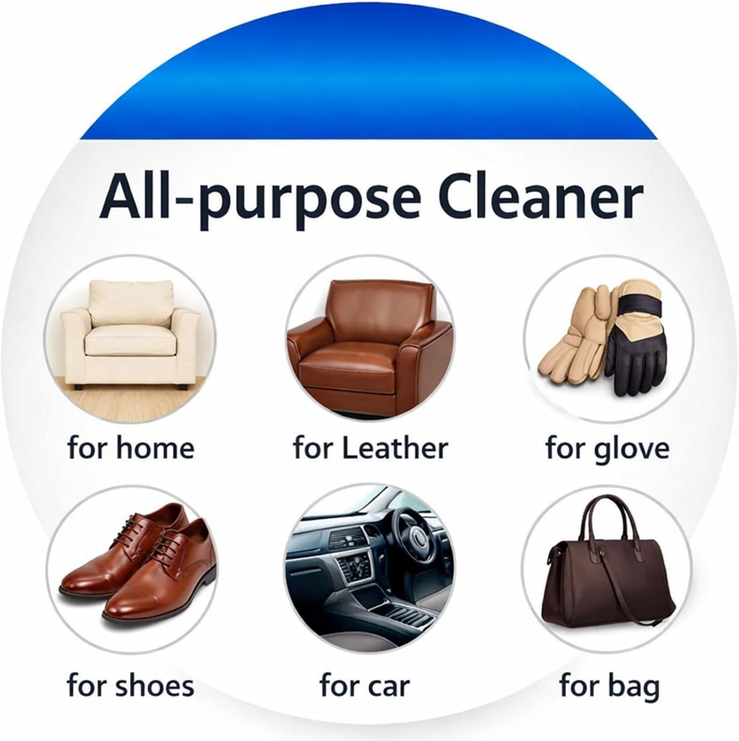 Leather Cleaner & Conditioner 120g for Car Seats & Interiors