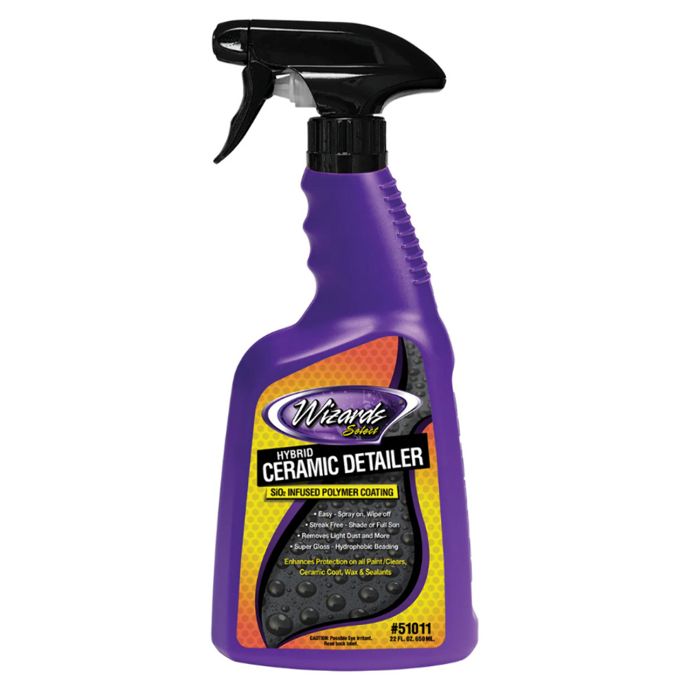 Wizards Select® Hybrid Ceramic Detailer 22 oz Easy – Spray on, Wipe off WIZ5101