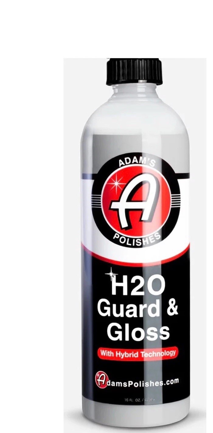 NEW SEALED Adam’s Polishes H2O Guard & Gloss Car Cleaner Top Quality Spring