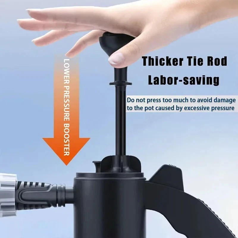 2L Car Wash Pump Foam Sprayer Hand Held Wash Spray Bottle Snow Foam Detailing US