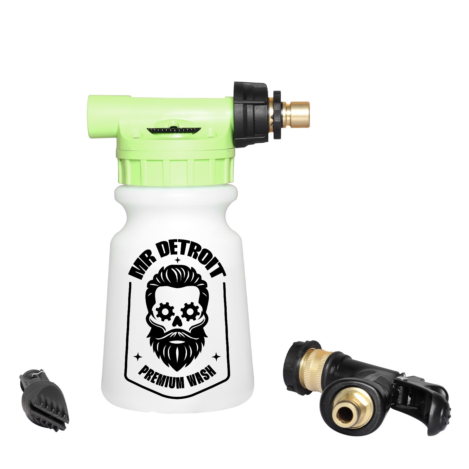 Mr. Detroit – Car Wash Kit w/16oz Car Soap + Foam Blaster Scratch-Free Detailing