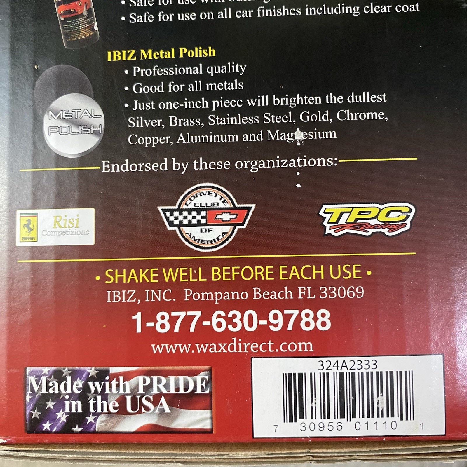 IBIZ World Class Everything Products Car Wash & Wax Polish New Open Box🔥