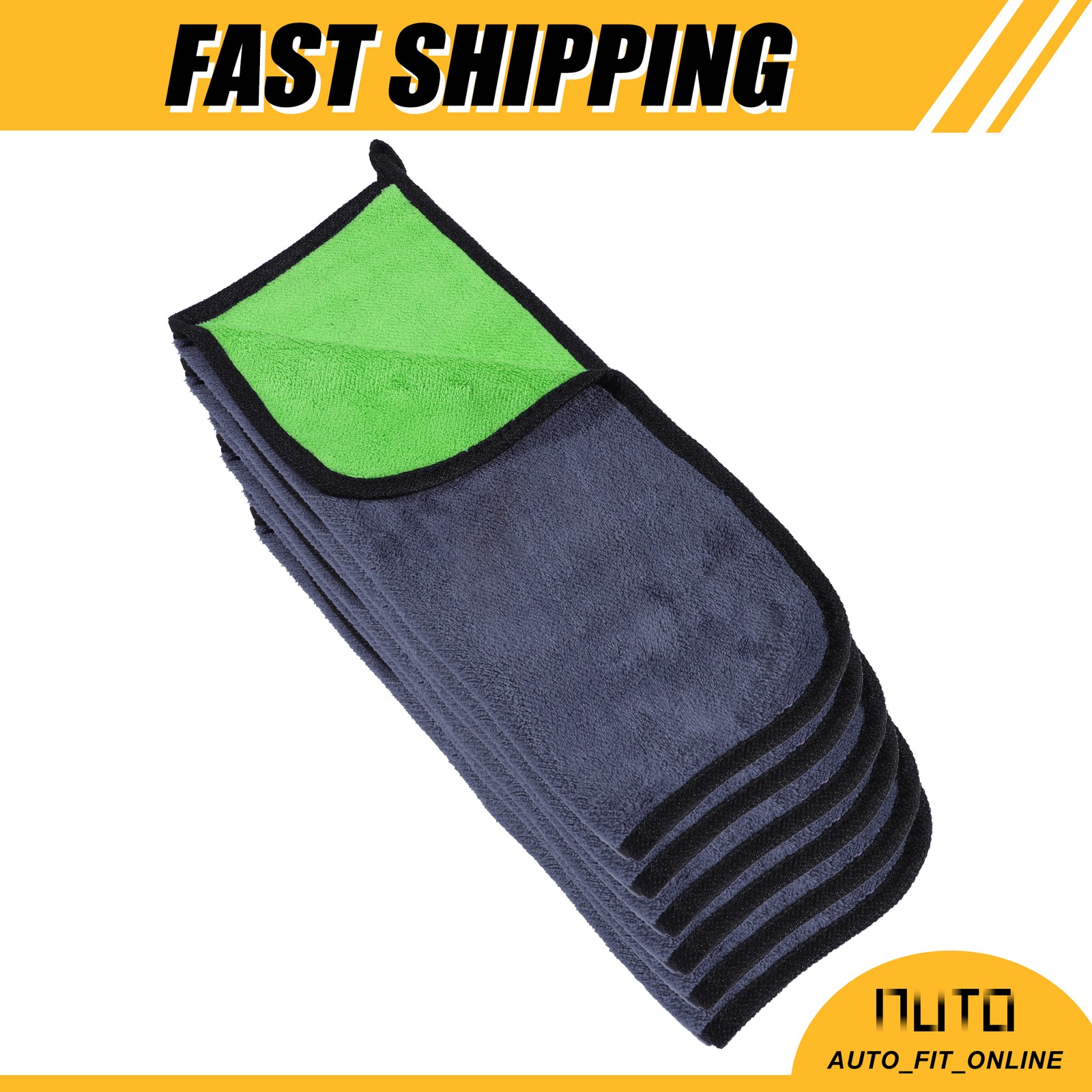 SIX Microfiber Car Drying Towel 30 x 30cm 600GSM Highly Absorbent Universal