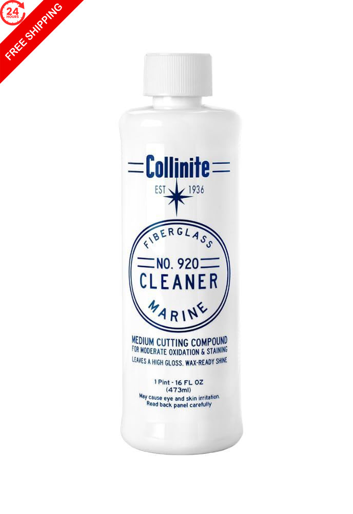 COLLINITE 920 Cleaner-Marine/RV Stain, Water Spot 16 Fl Oz (Pack of 1), White