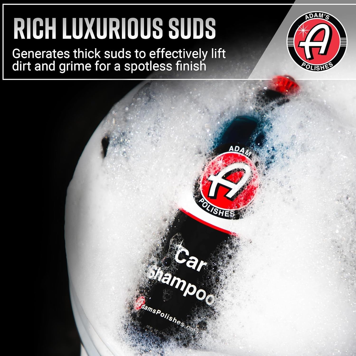 Adam’s Car Shampoo 16oz, 2pk,pH Best Biodegradable Car Wash Soap for Foam Cannon