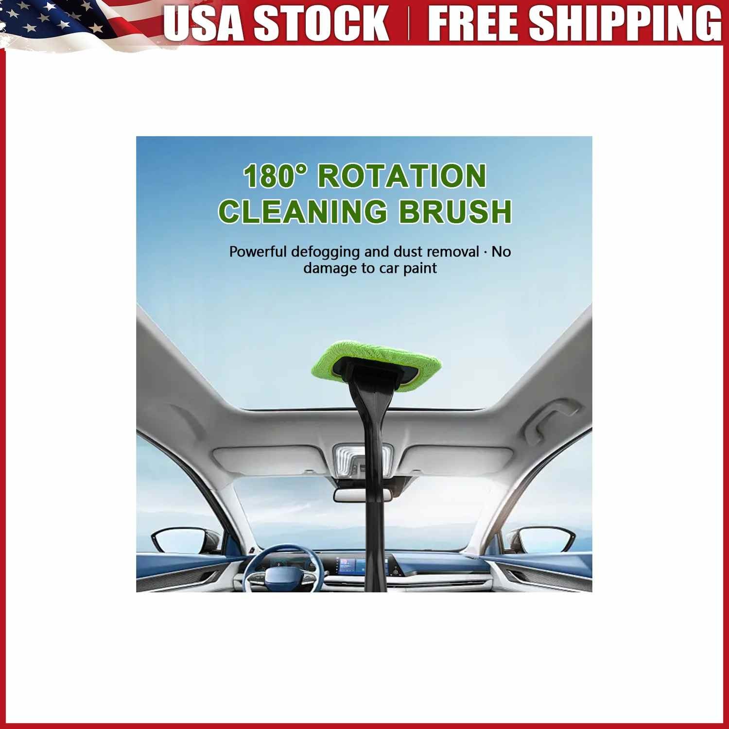 NEW MULTIFUNCTIONAL CAR WASH BRUSH FOR UNIVERSAL FOR CARS, TRUCKS, SUVS, RVS US