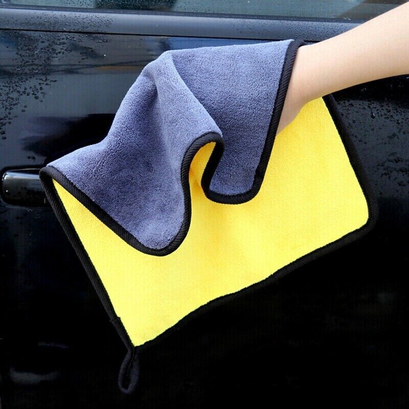 6pcs Thick Auto Wash Microfiber Towel Auto Cleaning Drying Cloth Super Absorben