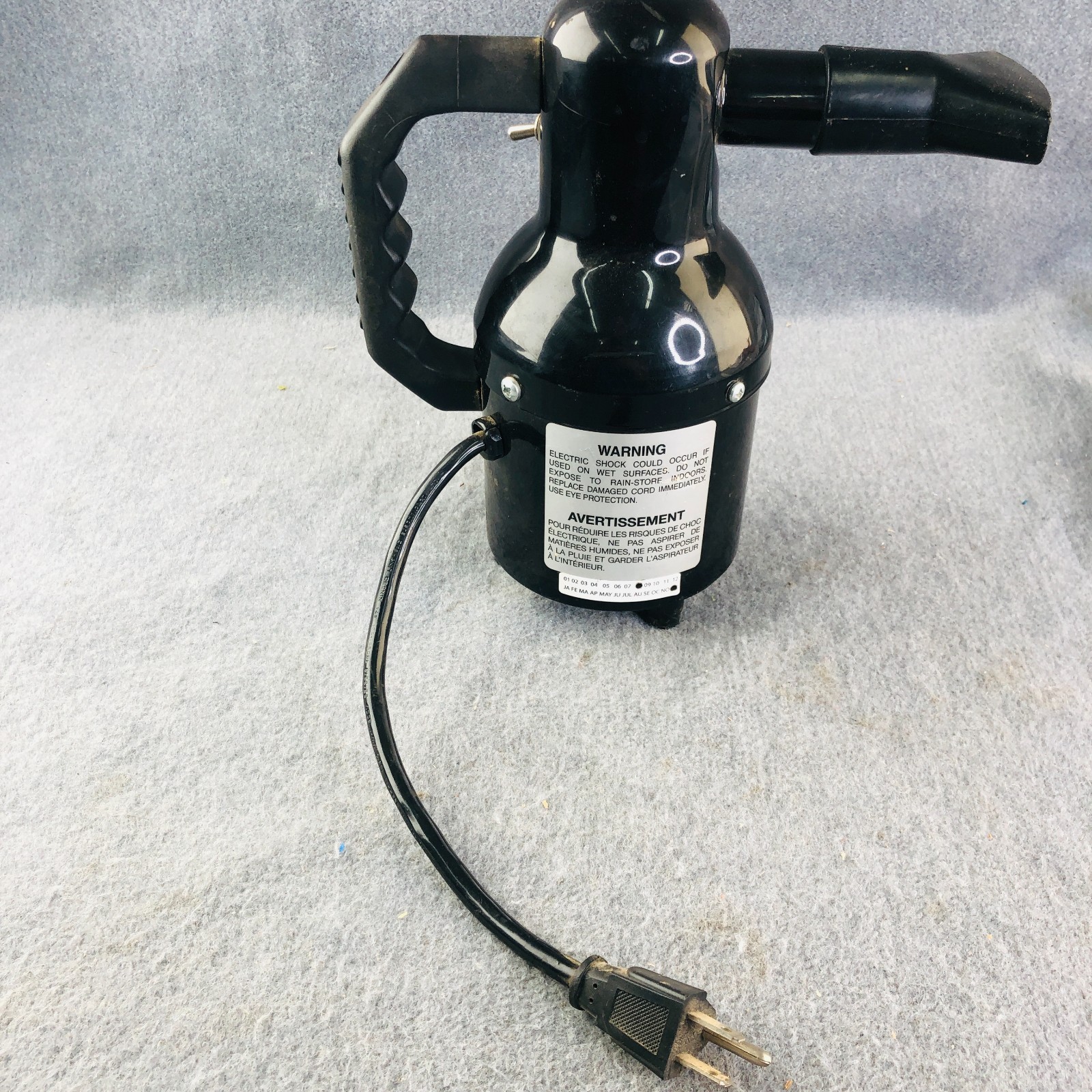 Metropolitan Vacuum Air Force Blaster Sidekick Car and Motorcycle Dryer ~ SK-1