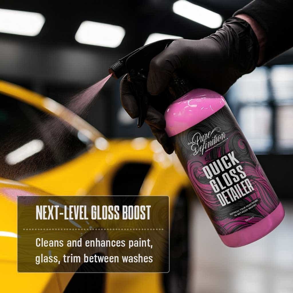 Quick Gloss Detailer – Showroom Detail Spray Deep Shine Paint – Pure Definition
