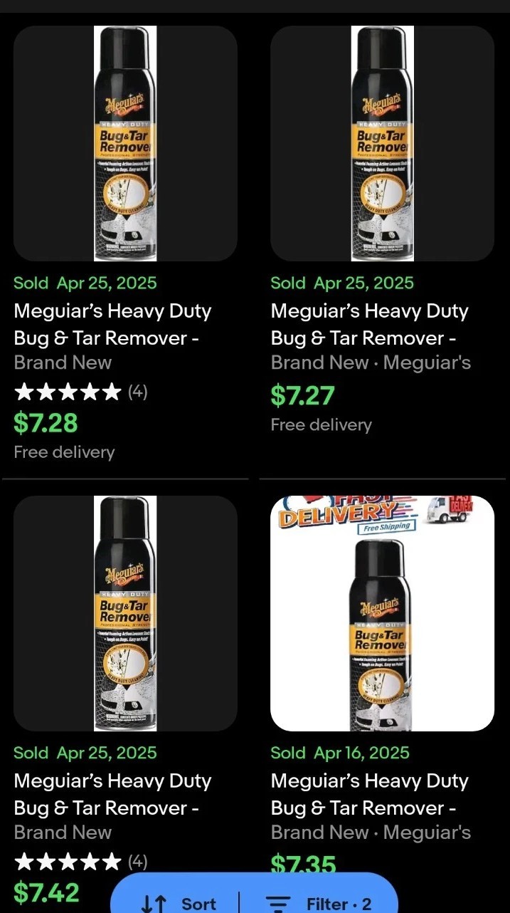 💥SAVE $💥Car Care Kit Clean & Wax MEGUIARS✨️ RAIN-X ✨️ GUNK engine degreaser💥