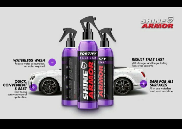 SHINE ARMOR FORTIFY QUICK COAT . UK seller. Refunds accepted. 125 mls. 40%OffMB