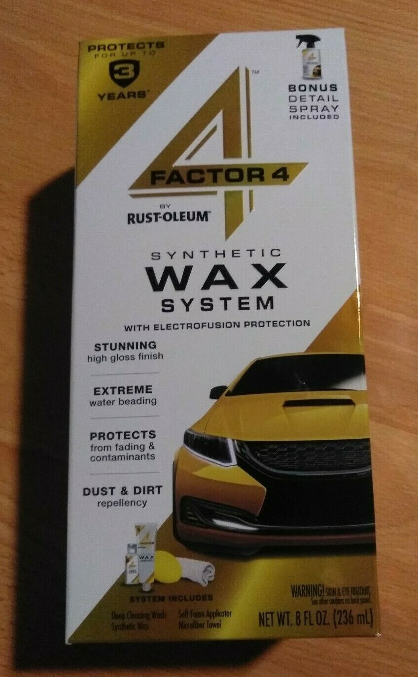 Factor 4 Synthetic Wax System with Electrofusion Protection by Rust-Oleum – NIB