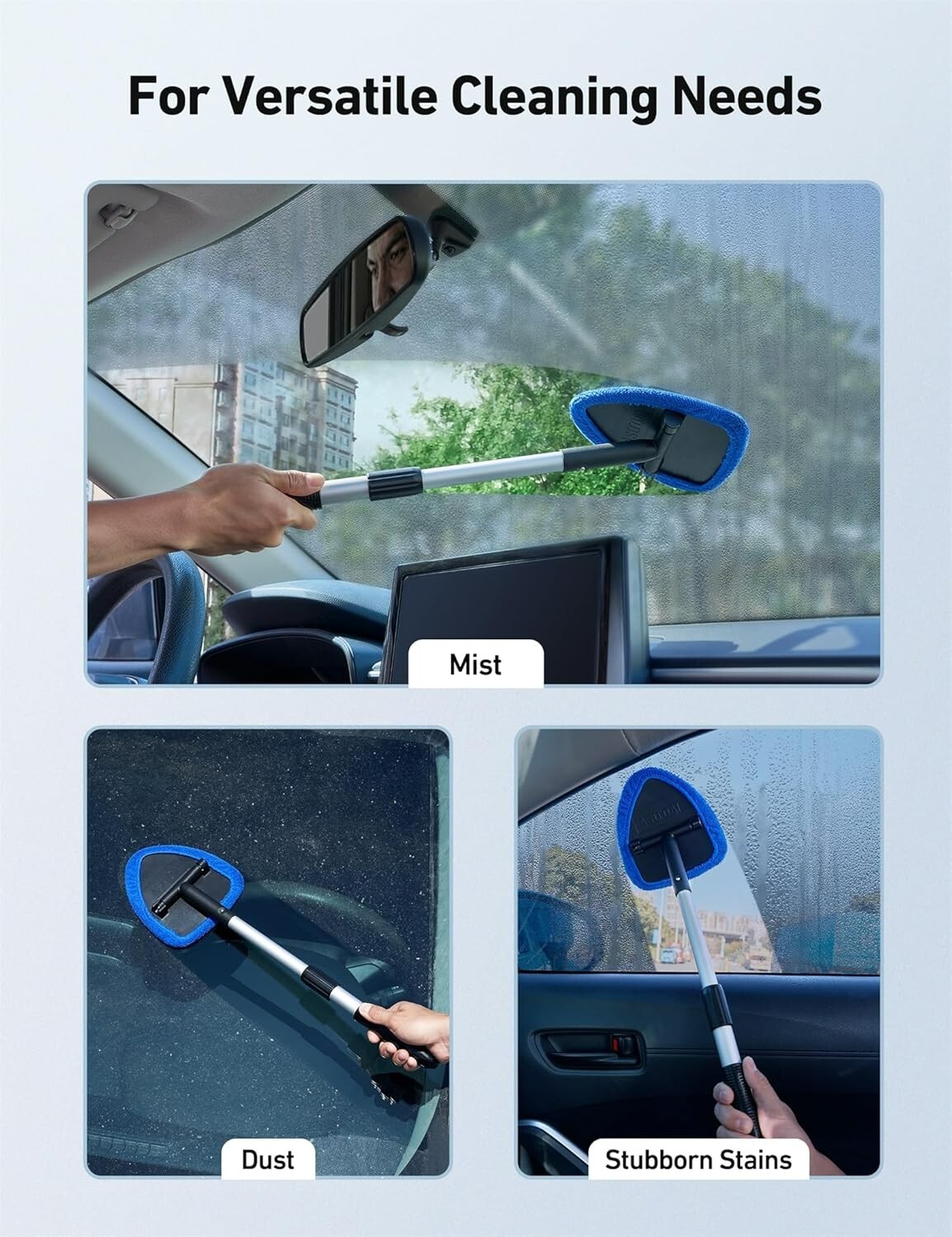 AstroAI Windshield Cleaner Car Interior Detailing Cleaning Kit