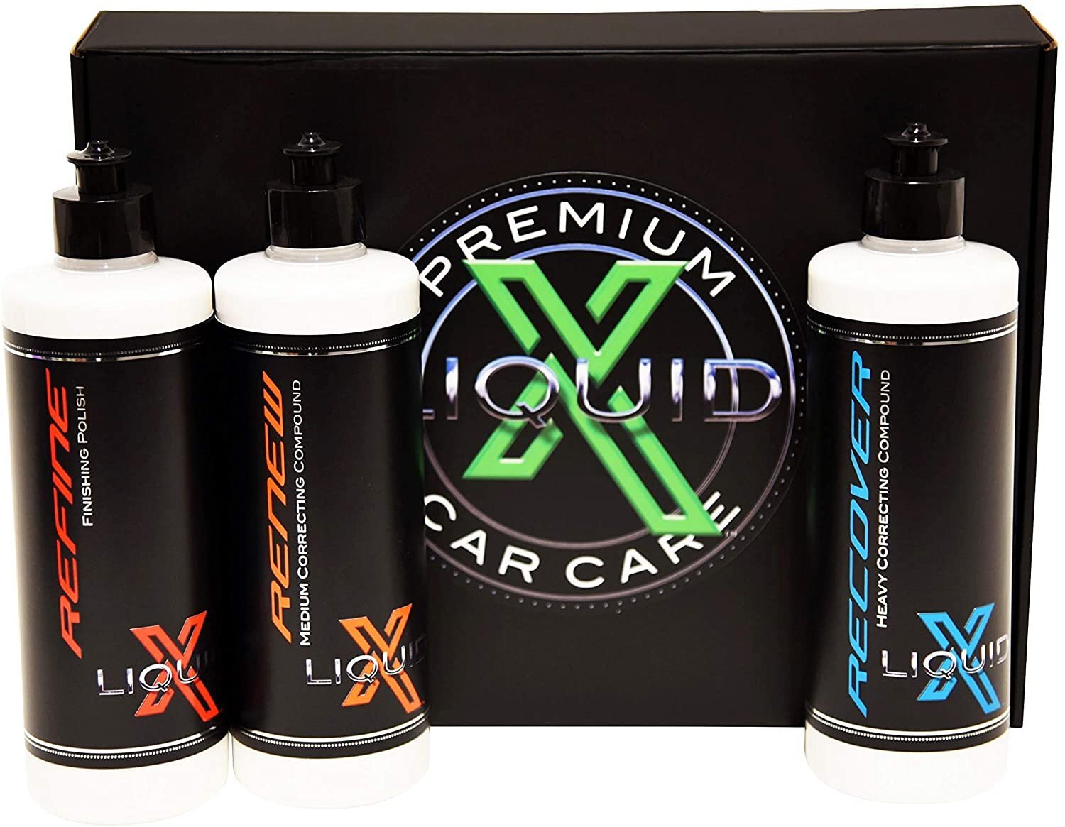 Liquid X 3 Step Polishing Box Kit – Compounds/Polish