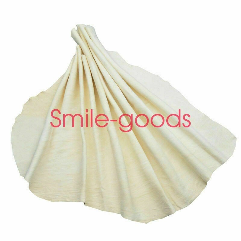 Large Natural Chamois Leather Car Cleaning Cloth Washing Absorbent Drying Towel