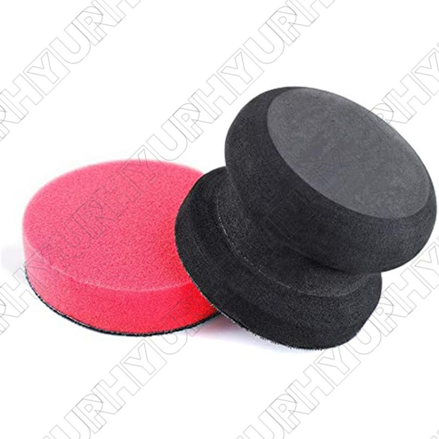 Car Hand Wax Applicator Pad Kit 3 Inch Dia Sponge Tire Dressing Applicator Pad