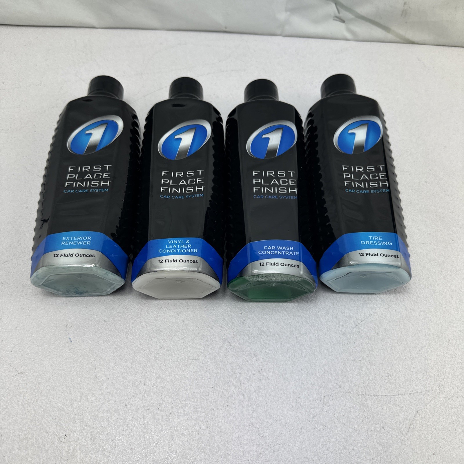 First Place Finish Car Care Products System 12 OZ. Kit 4 Bottle Set ~ 12 oz ea.