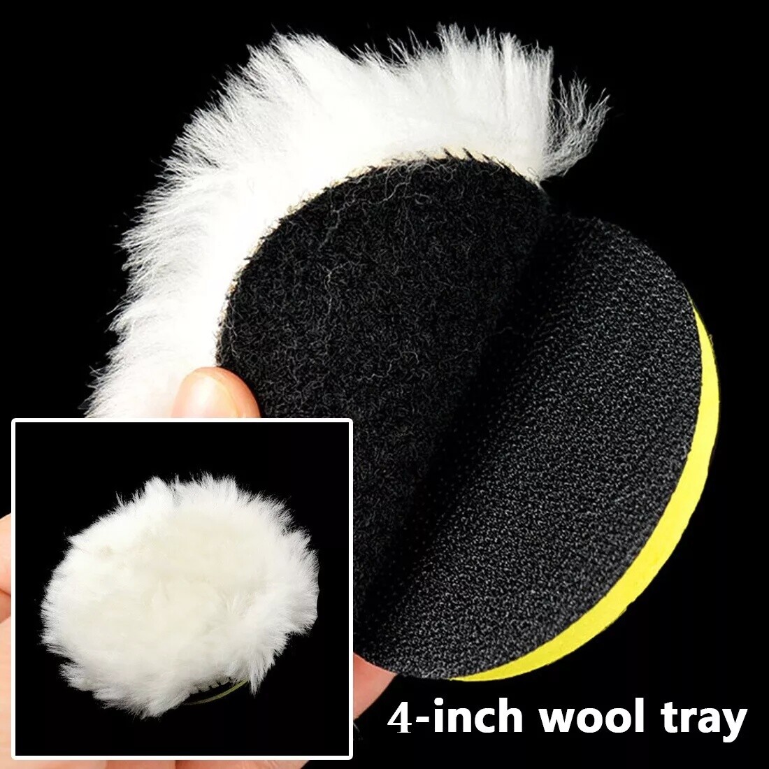4″Car Body Waxing Foam Polisher for Drill Sponge Kit Buffing Pads Universal