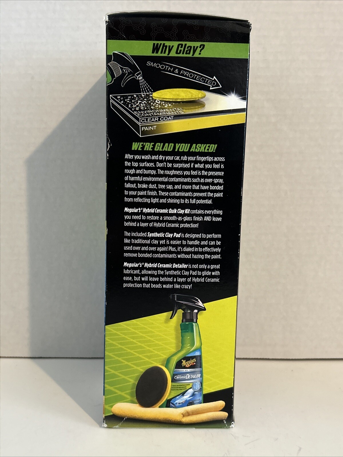 New Meguiar’s Hybrid Ceramic Quick Clay Kit (2 Kits Bundle) G200200