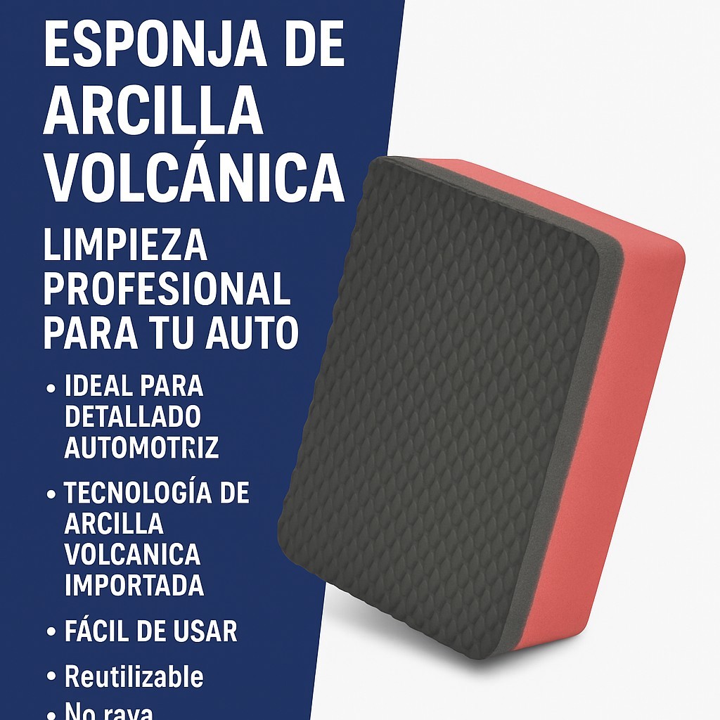 Professional Cleaning for your Car Volcanic Clay Sponge